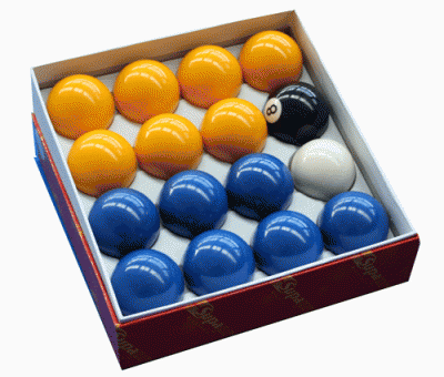 Pool Balls Blues and Yellows 2