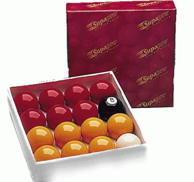 Pool Balls Reds and Yellows 2